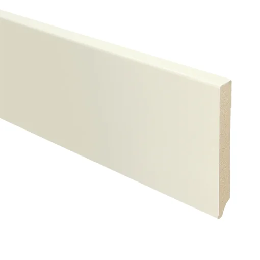 Moderne plint 90x12mm Katoen