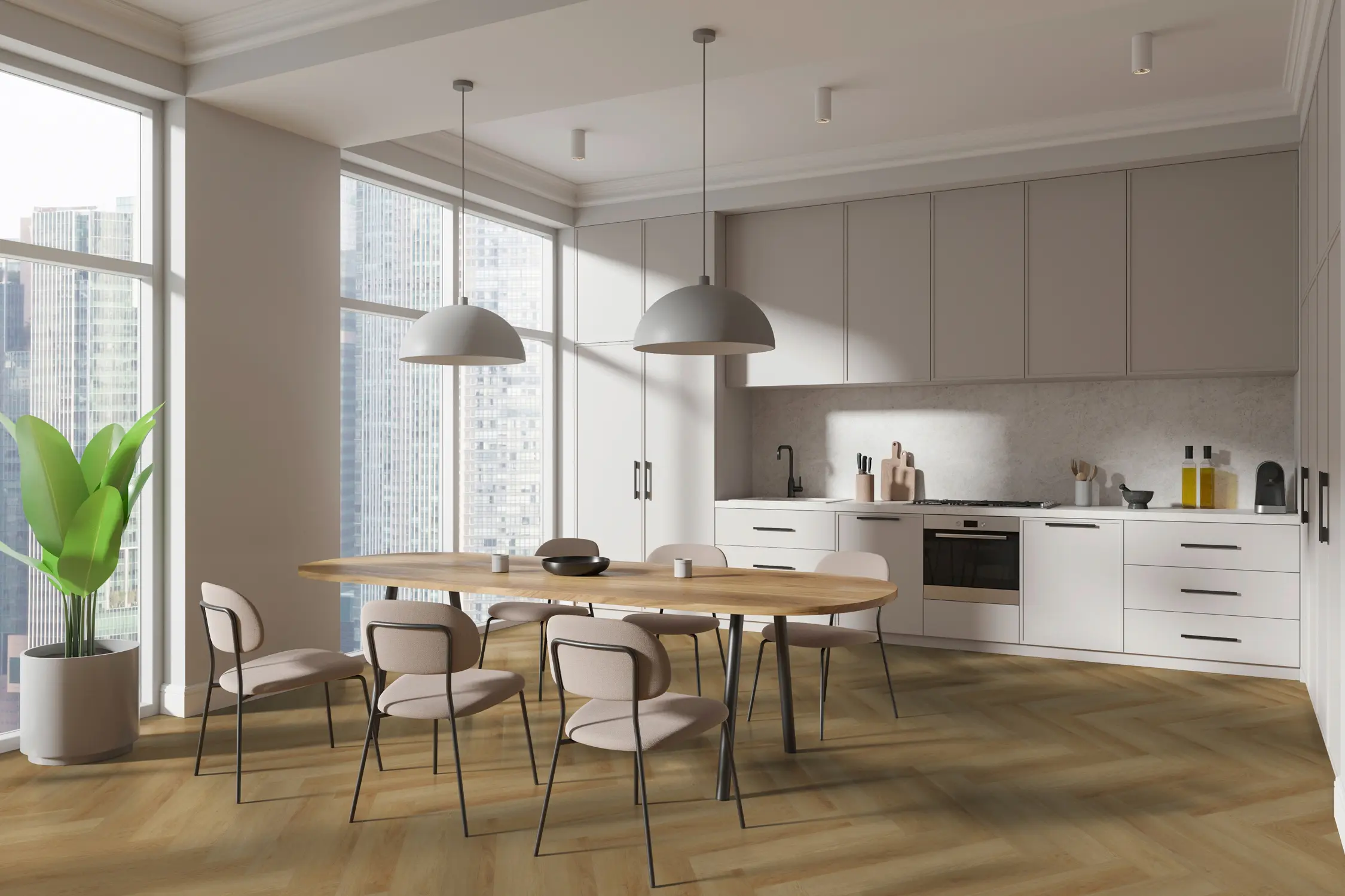 Forzato Verlijmde PVC Visgraat ALLV3303 Amber Oak