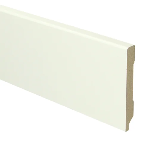 Moderne plint 90x12mm RAL 9010