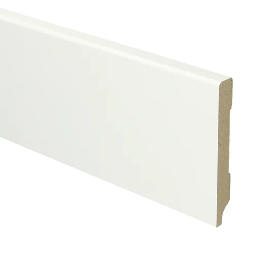 Moderne plint 90x12mm RAL 9016