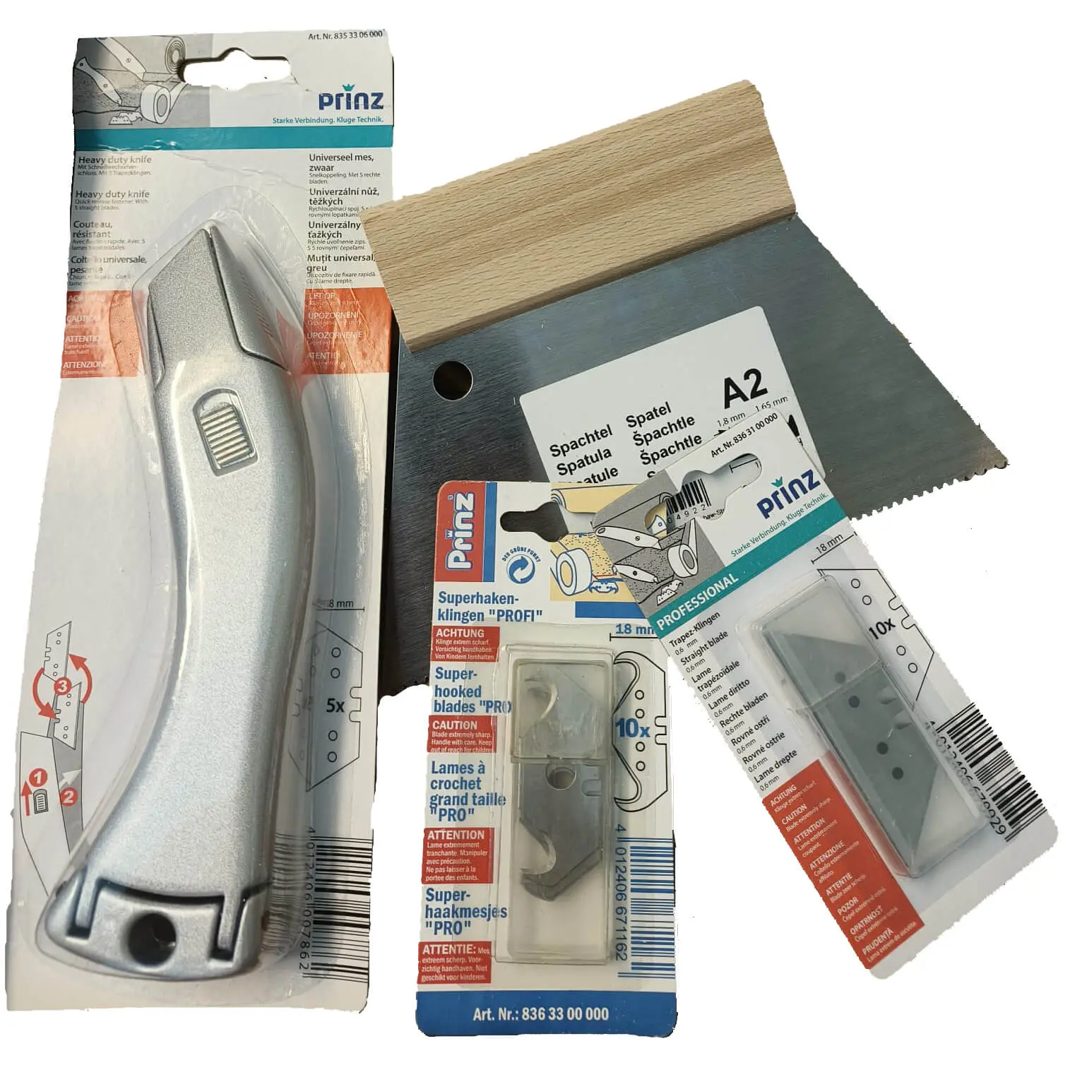 Verlijmde PVC DIY pakket 22-delig