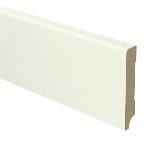 Moderne plint 90x15mm RAL 9010